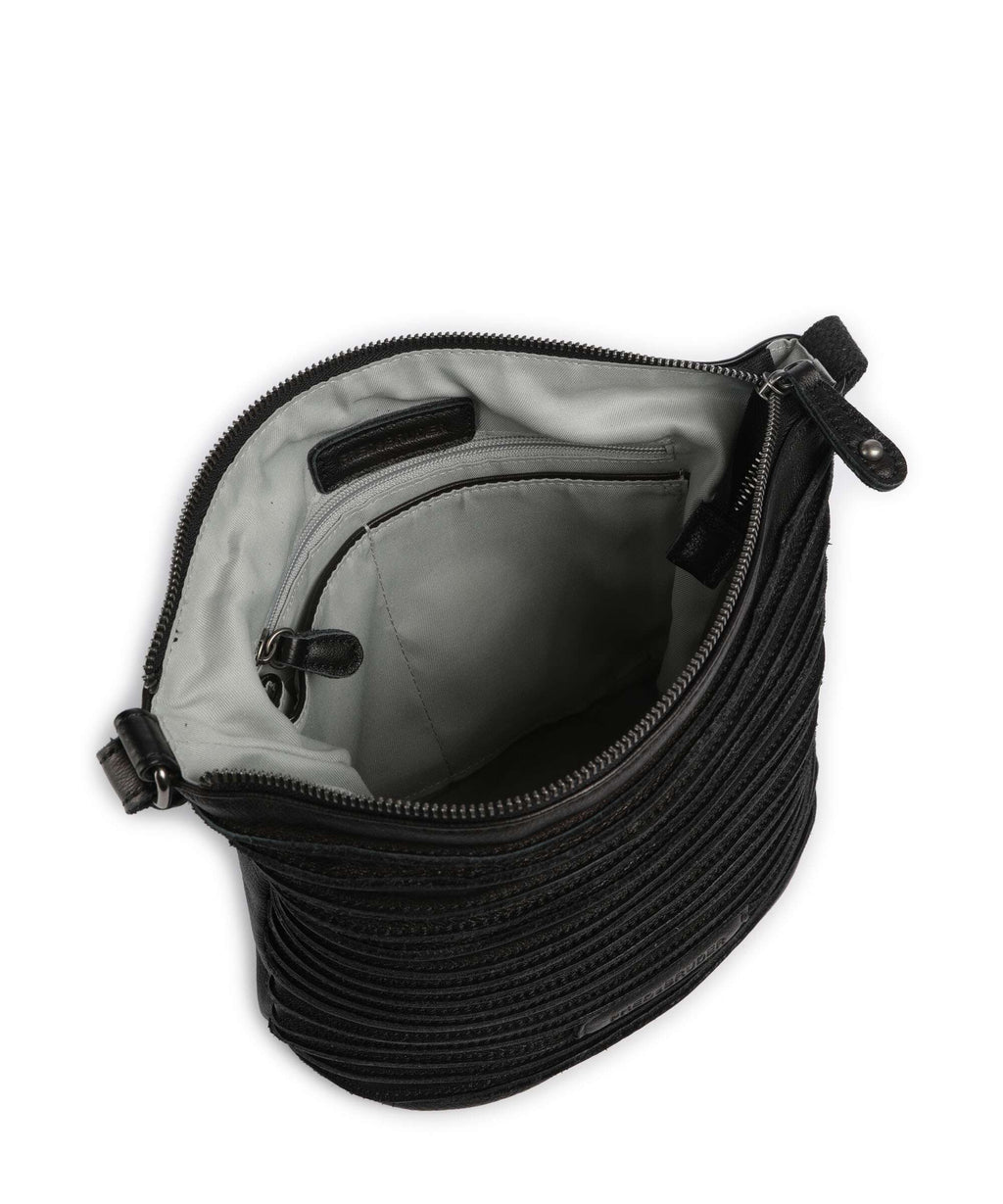FredsBruder Riffellinchen Crossbody bag black
