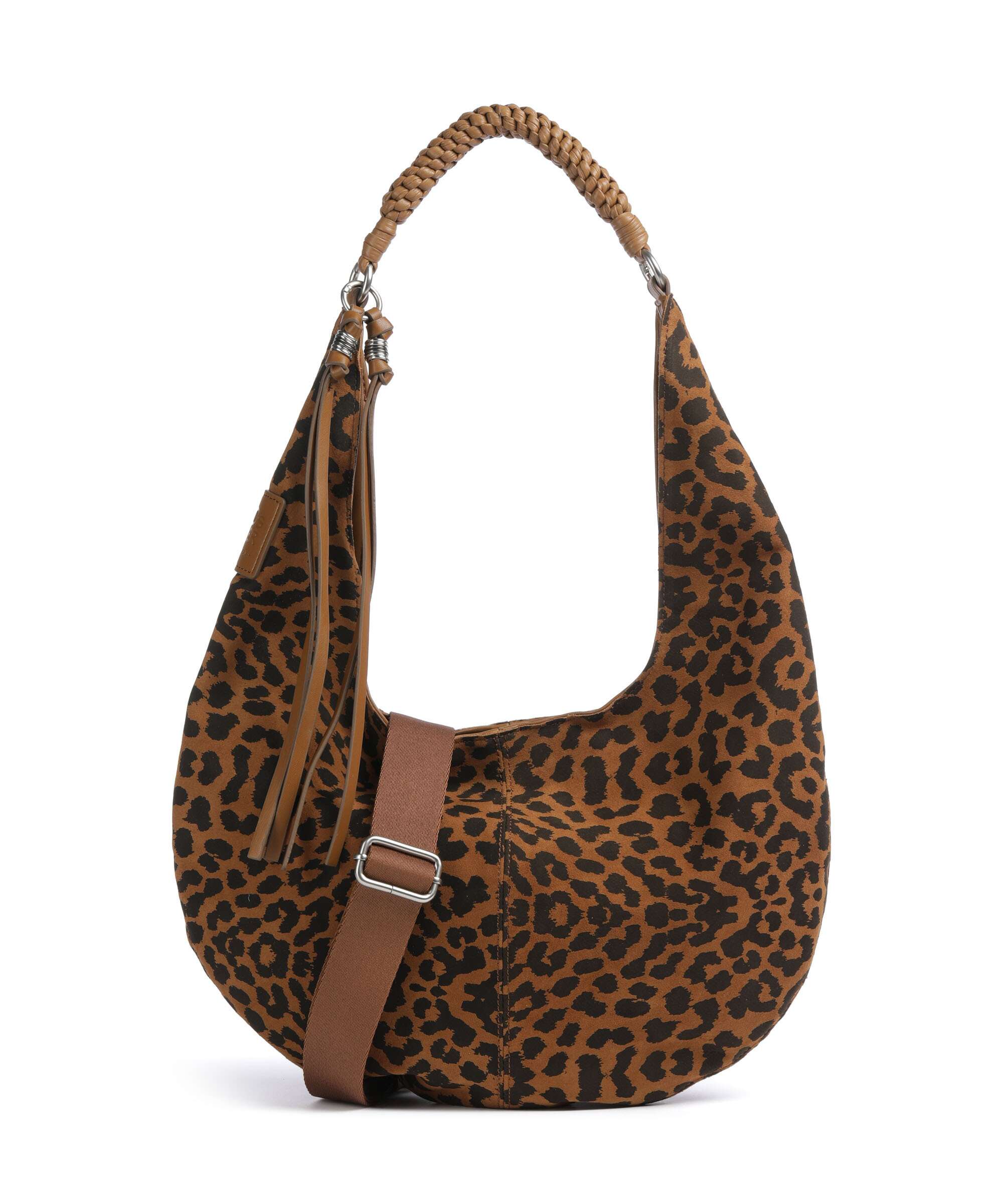 FredsBruder For Lovers Midi Hobo bag leo print