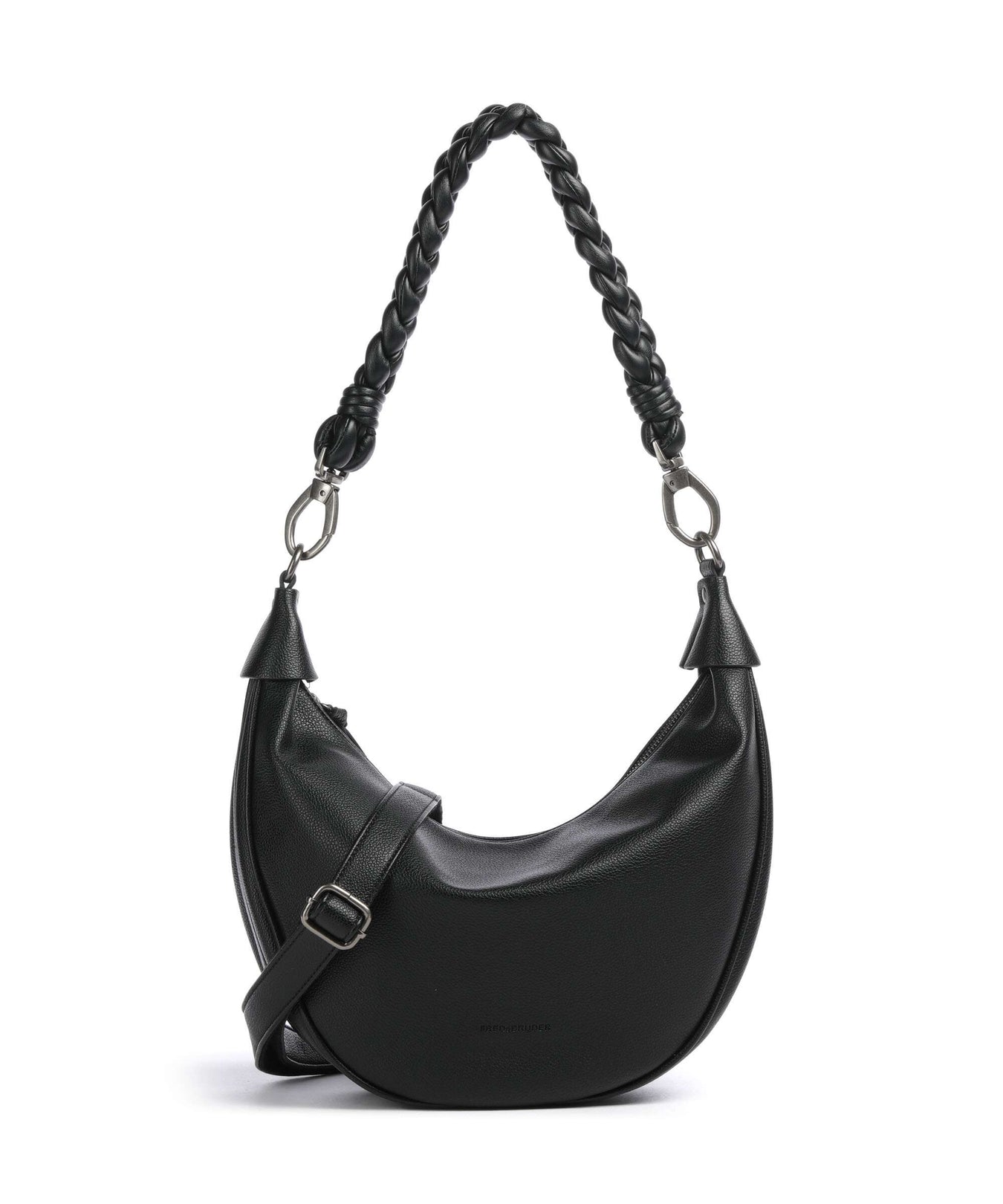 FredsBruder Good Vibes Only Hobo bag black