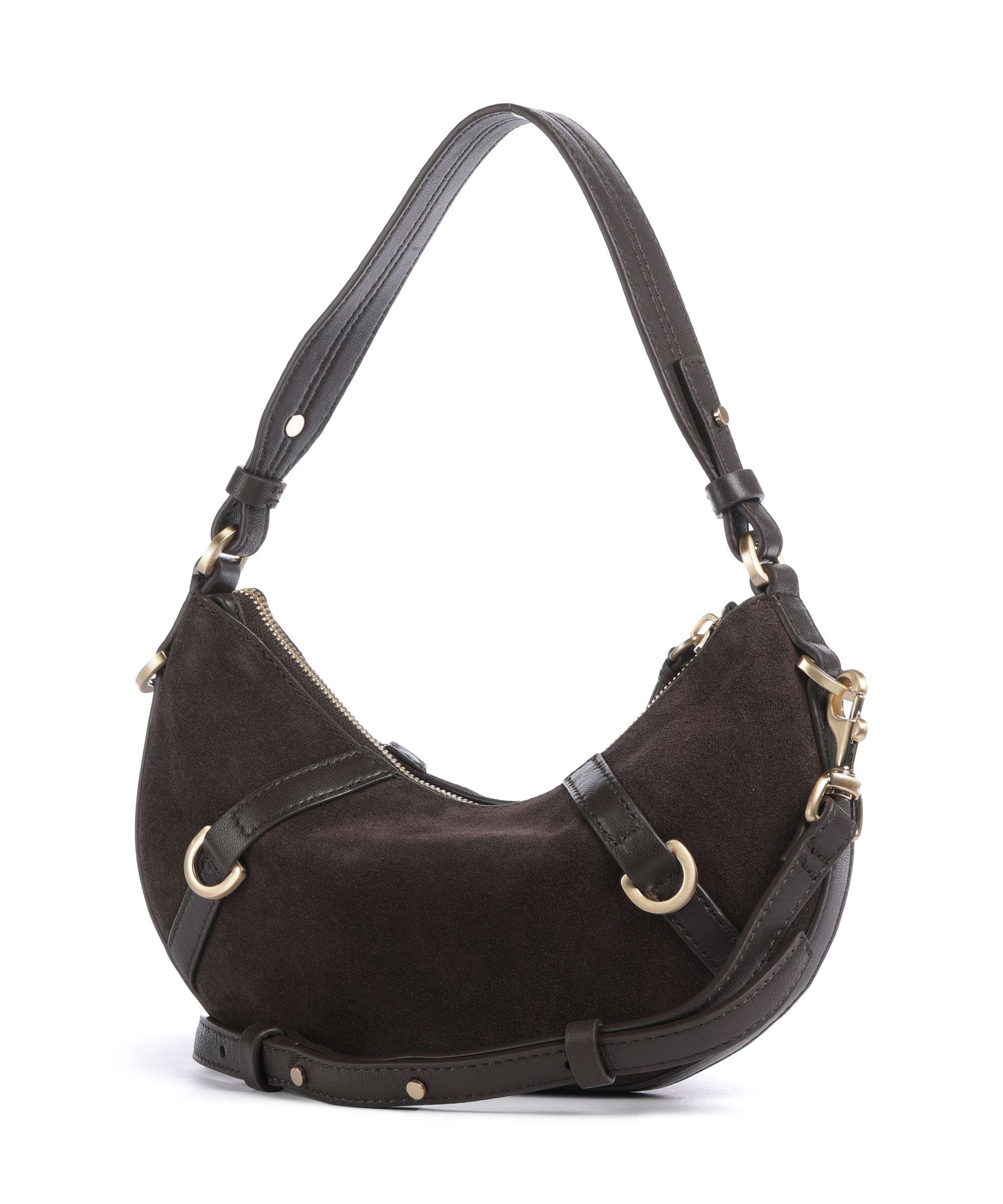 Les Visionnaires Enya Cozy Mini Shoulder bag chocolate brown