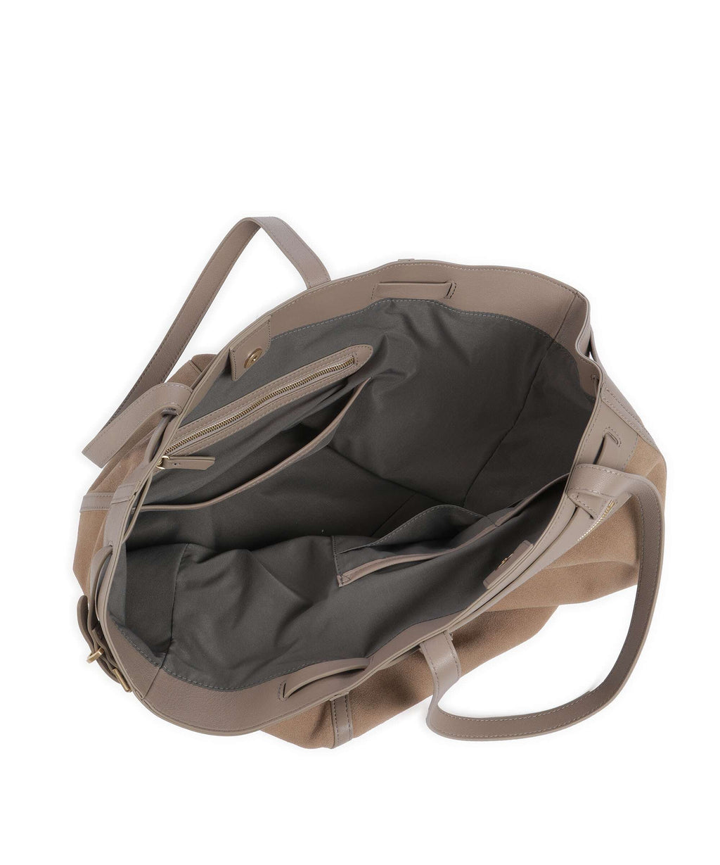 Les Visionnaires Felicia Cozy Tote bag mushroom/capuccino beige