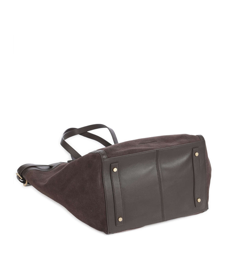 Les Visionnaires Felicia Cozy Tote bag chocolate brown