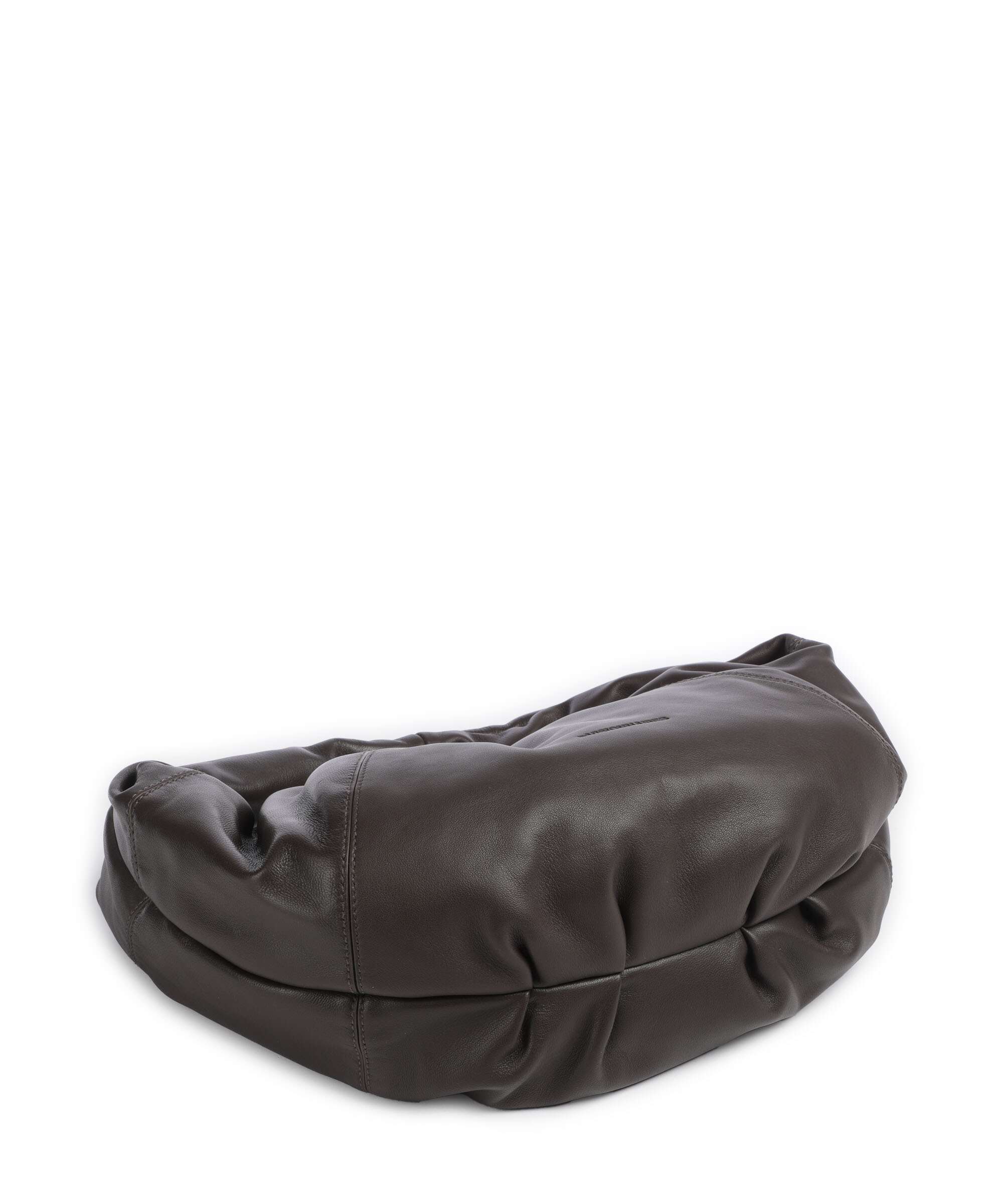 Les Visionnaires Greta Icon Silky Hobo bag chocolate brown