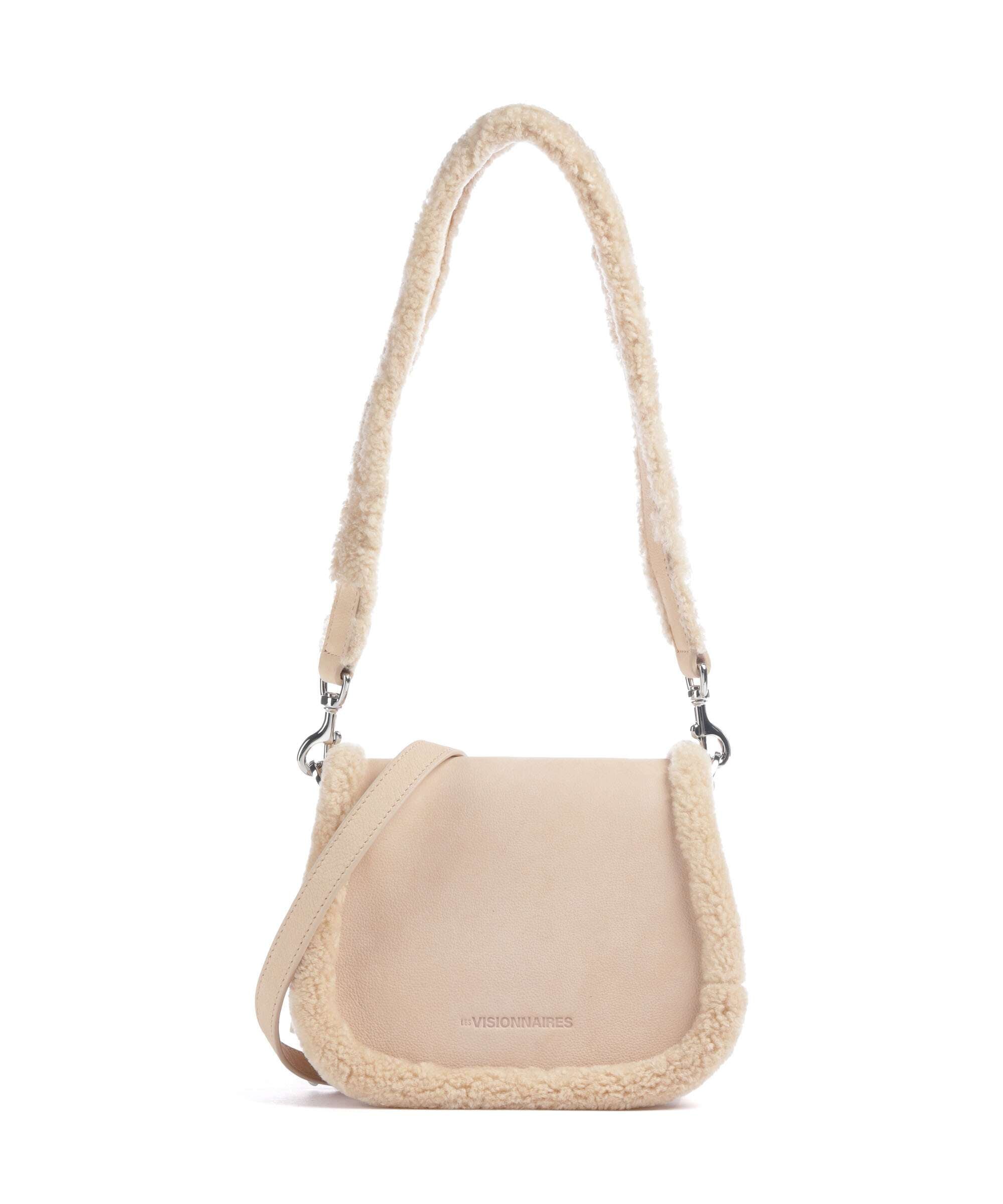 Les Visionnaires Elli Teddy Shoulder bag milky beige