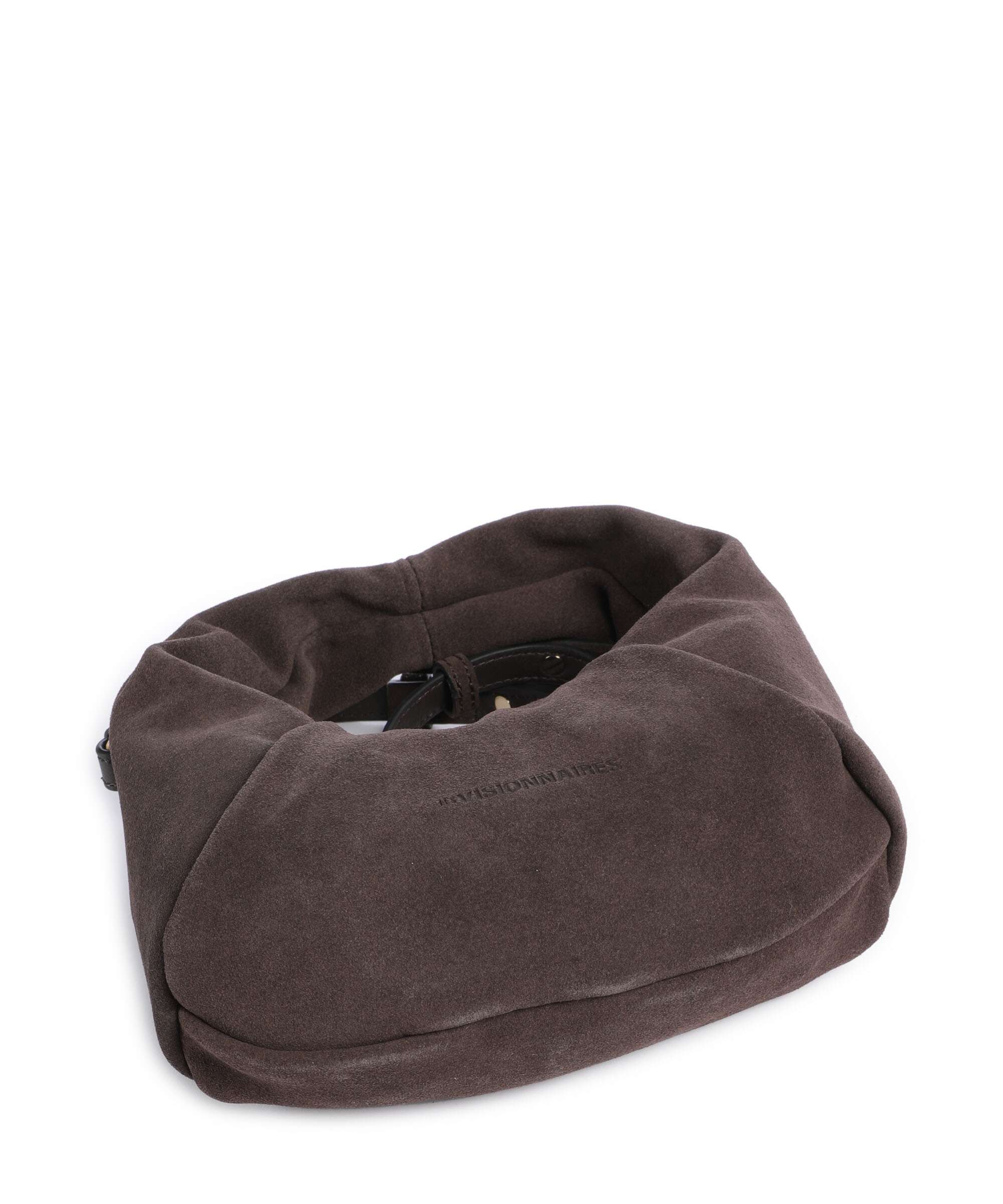 Les Visionnaires Greta Essentil Cozy Mini Handbag dark brown