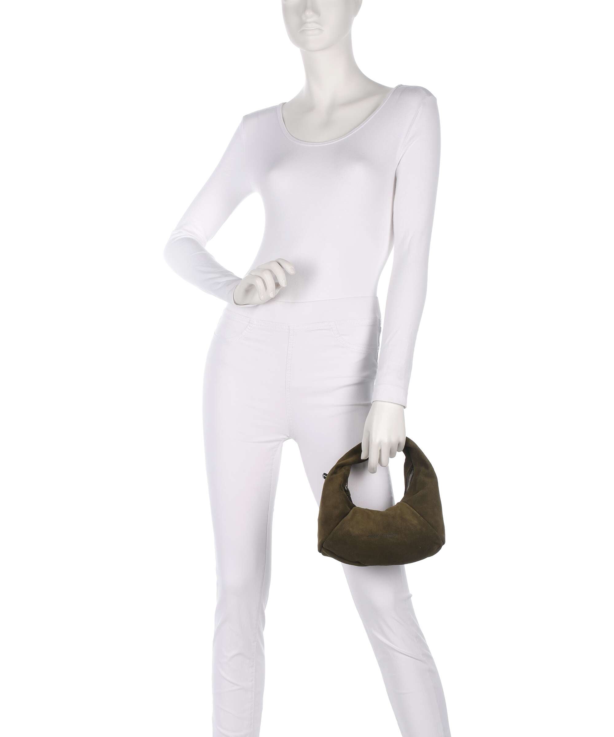 Les Visionnaires Greta Essentil Cozy Mini Handbag deep jungle