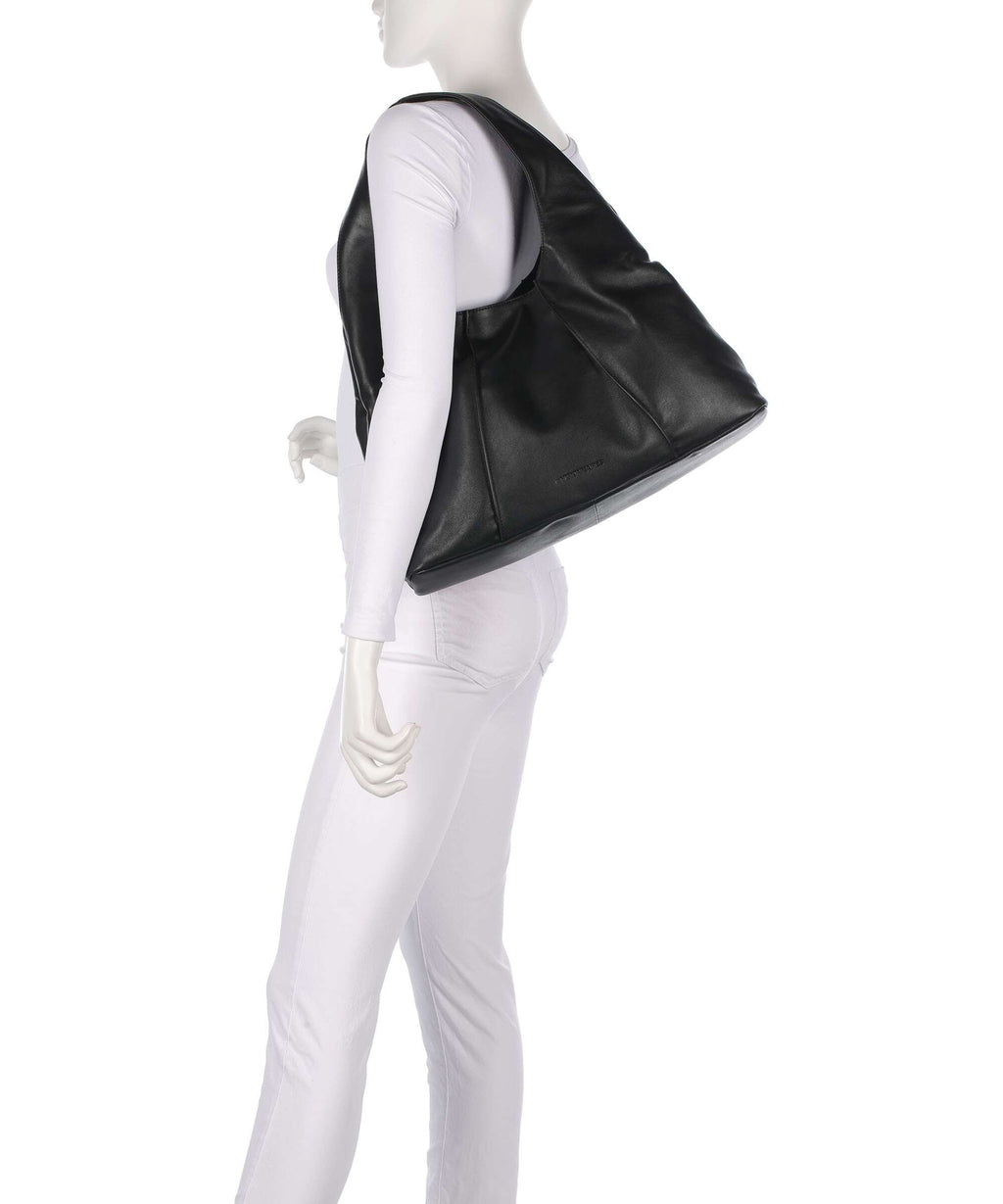 Les Visionnaires Paz Essential Silky Hobo bag black