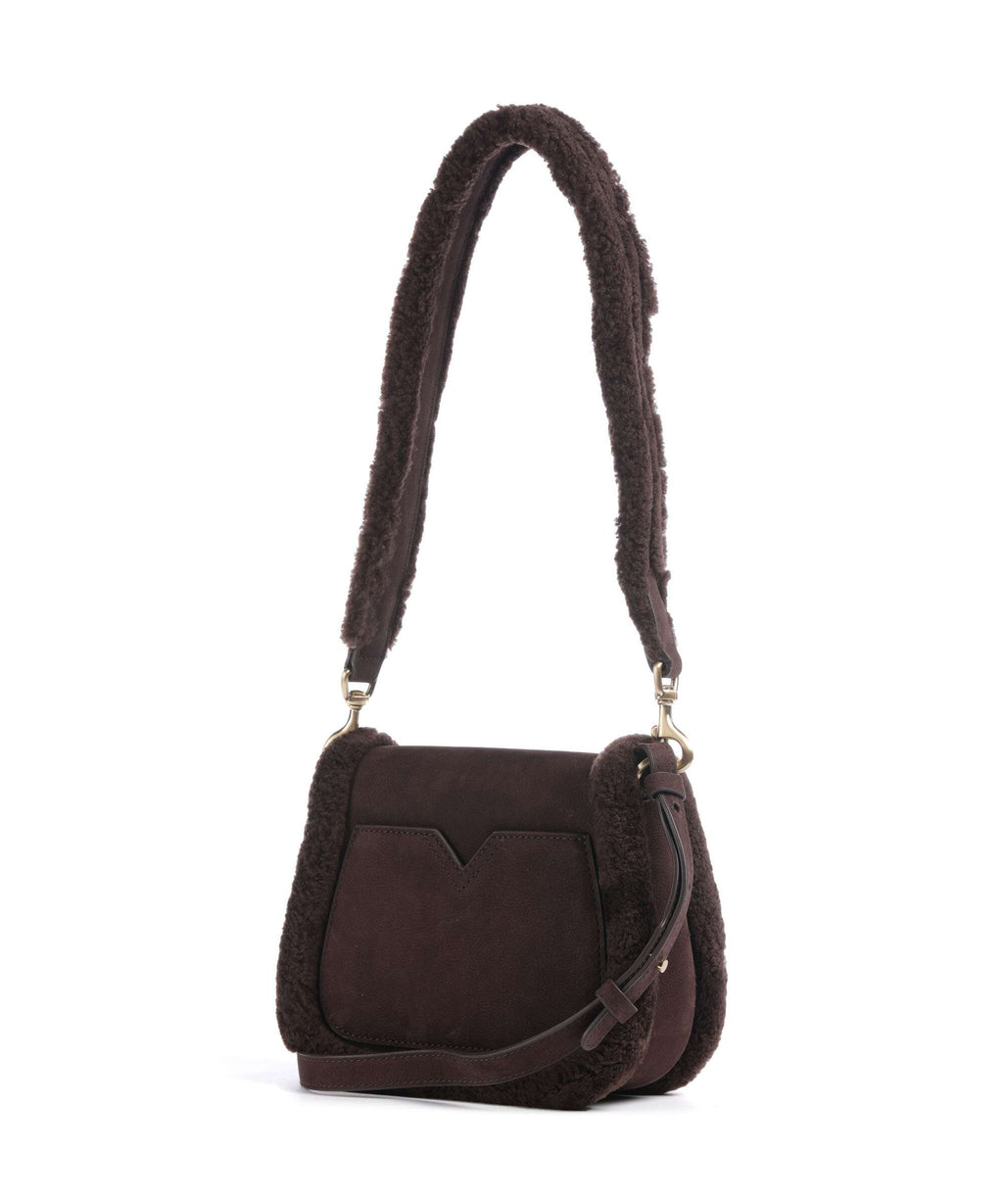 Les Visionnaires Elli Teddy Shoulder bag pecan