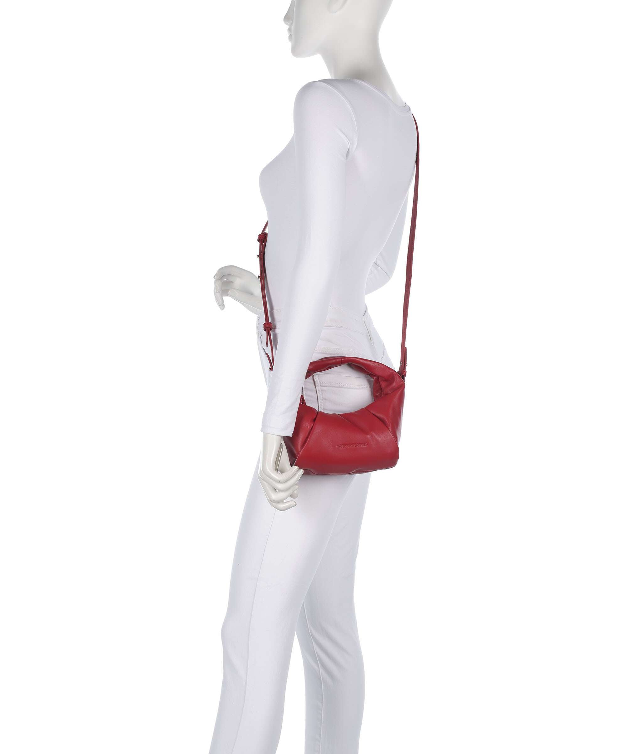 Les Visionnaires Greta Essential Silky Mini Crossbody bag rouge
