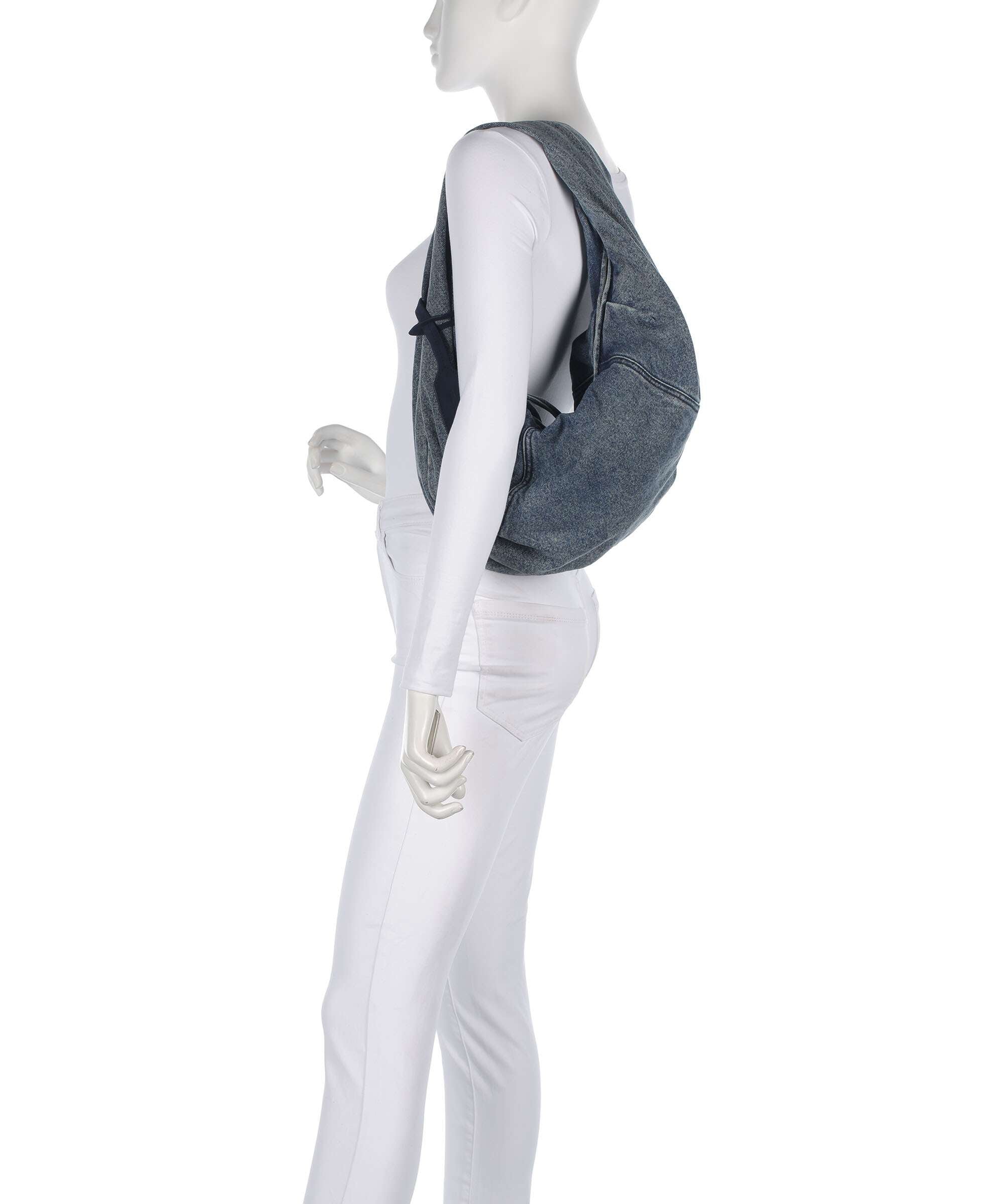 Les Visionnaires Greta Denim Essential Hobo bag washed denim