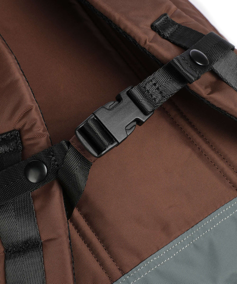 Doughnut Go Wild Christopher Rolltop backpack grey/brown