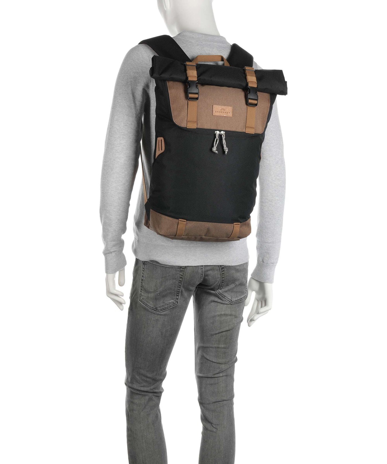 Doughnut Christopher Rolltop backpack khaki/teal