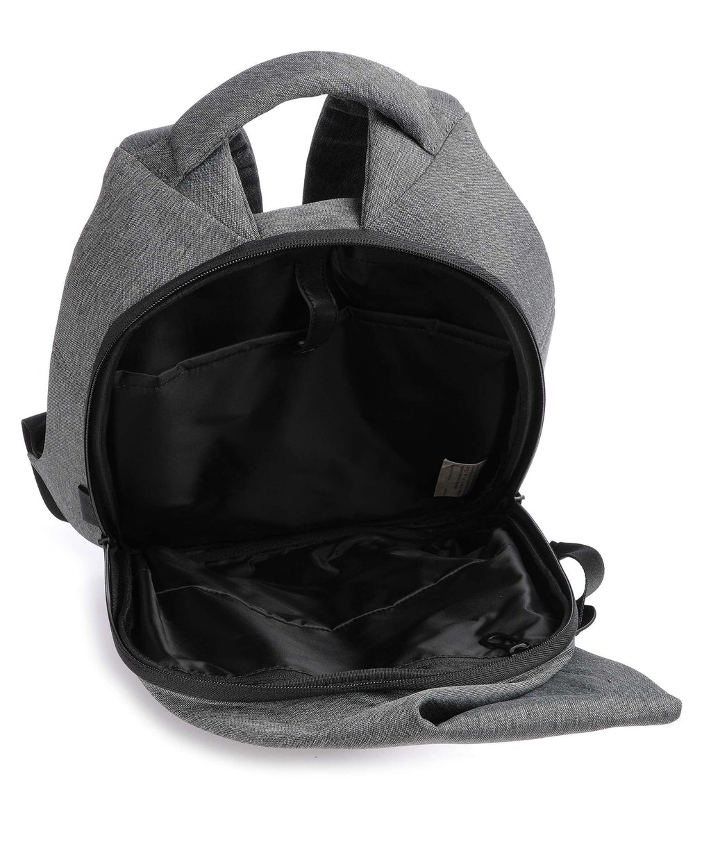 Côte&Ciel Eco Yarn Isar Small Laptop backpack black melange