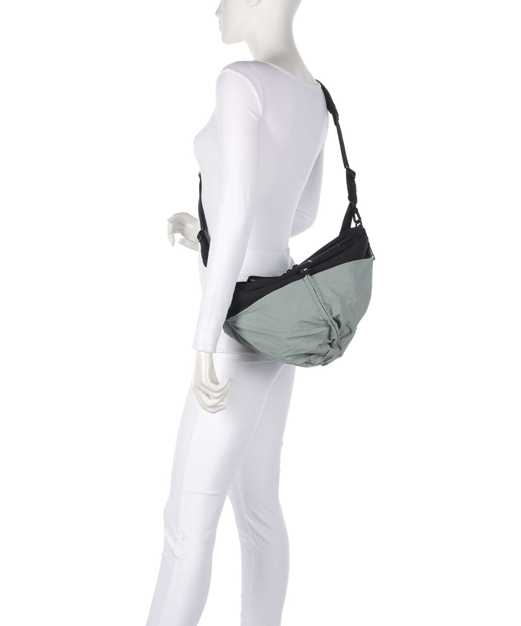 Côte&Ciel Orne Crossbody bag black/sage green