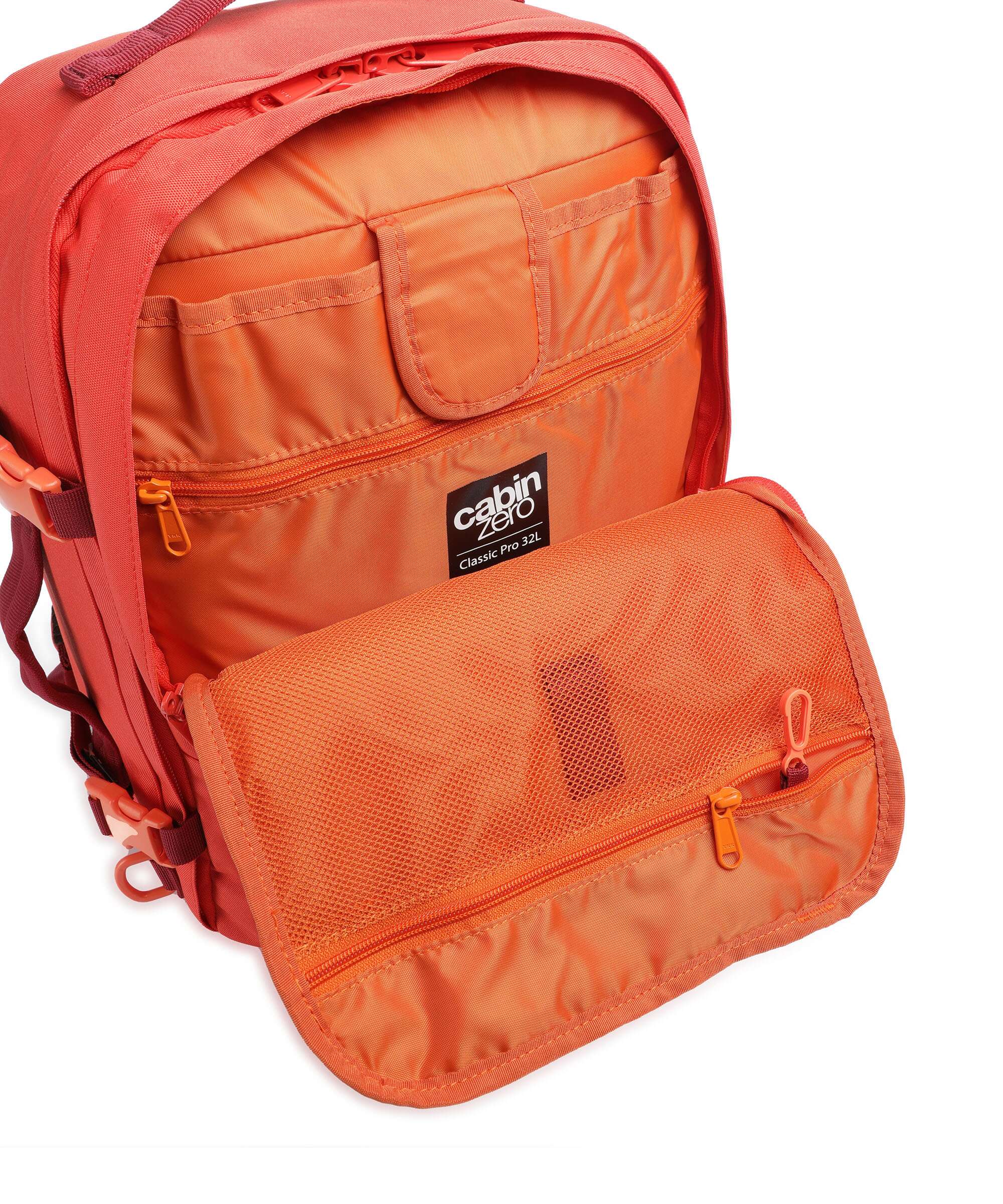 Cabin Zero Classic Pro 32 Plus Travel backpack tomato festival