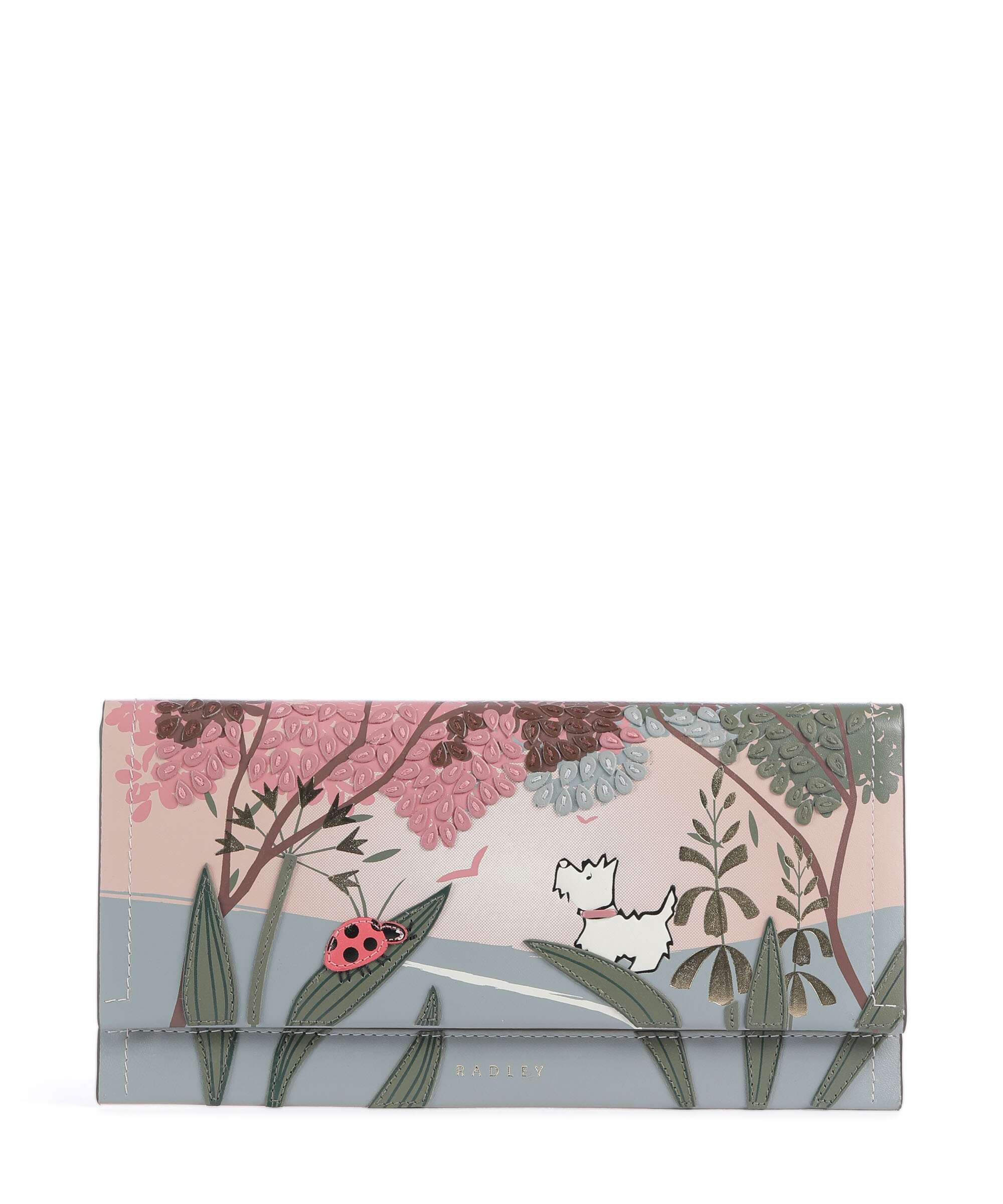 Radley London Spring Meadow Wallet prairie pink