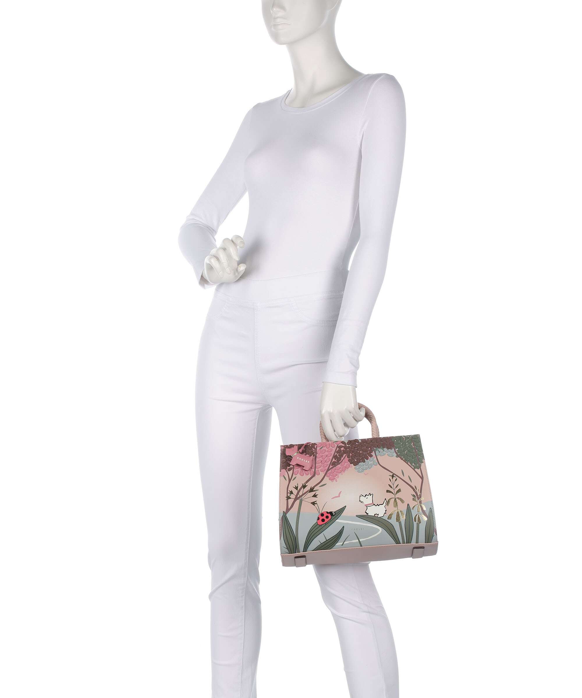 Radley London Spring Meadow Handbag prairie pink