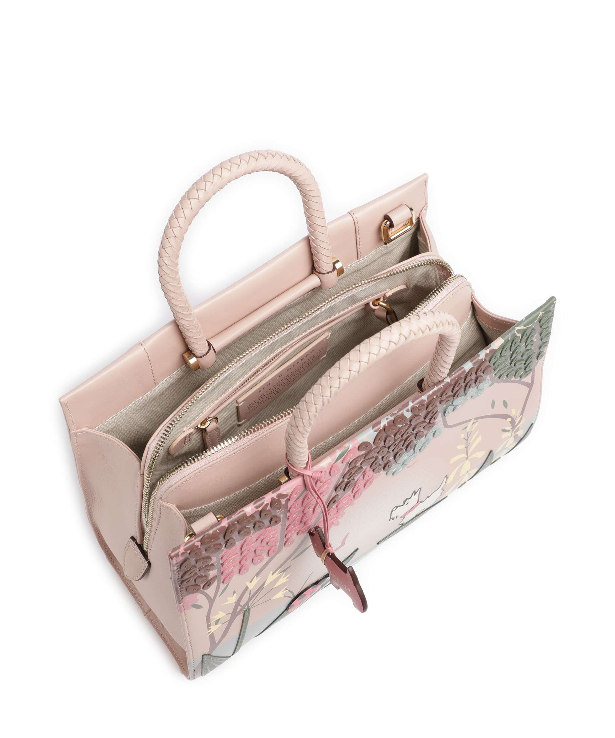 Radley London Spring Meadow Handbag prairie pink