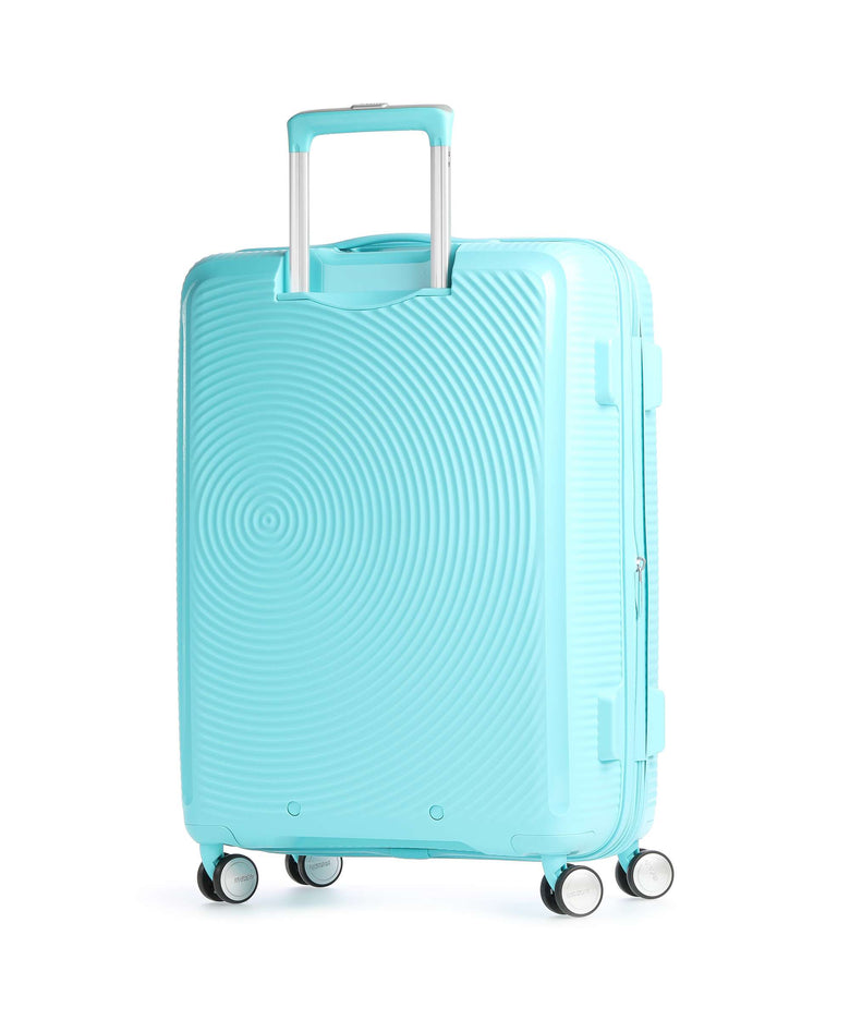 American Tourister Soundbox Spinner (4 wheels) poolside blue