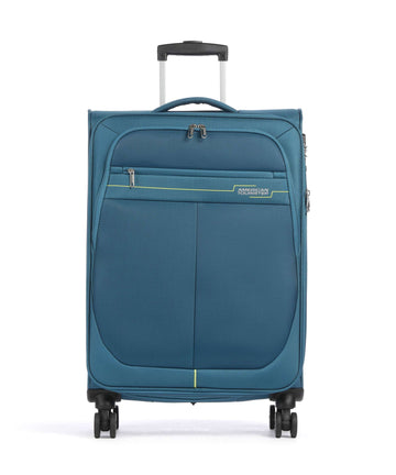 American Tourister Deep Dive 4-Pyöräiset matkalaukku teal/lime