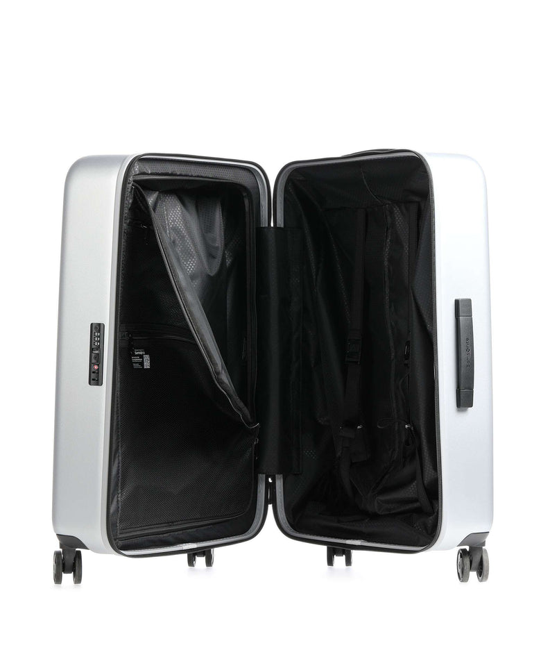 Samsonite Quadrix Spinner (4 wheels) silver
