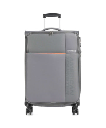 American Tourister Fun Cruise 4-Pyöräiset matkalaukku grey/orange