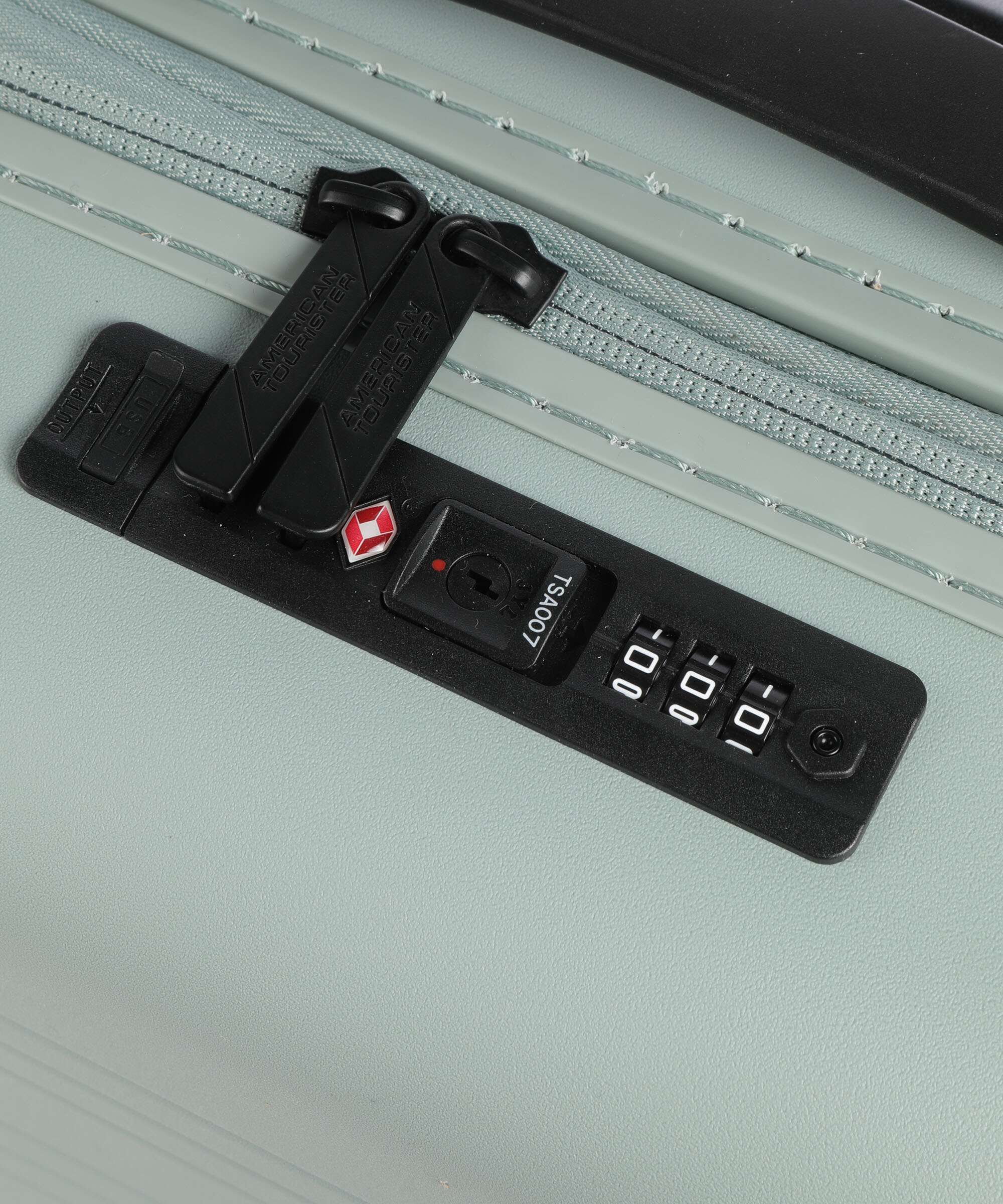 American Tourister Novastream Spinner (4 wheels) nomad green