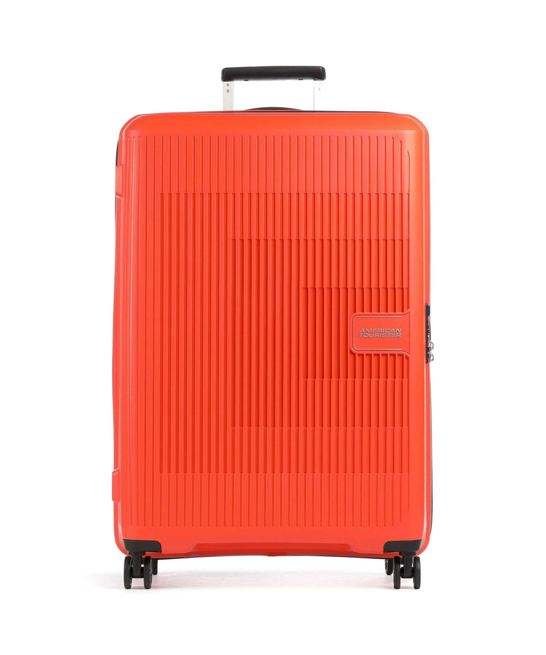 American Tourister Aerostep Spinner (4 wheels) bright orange
