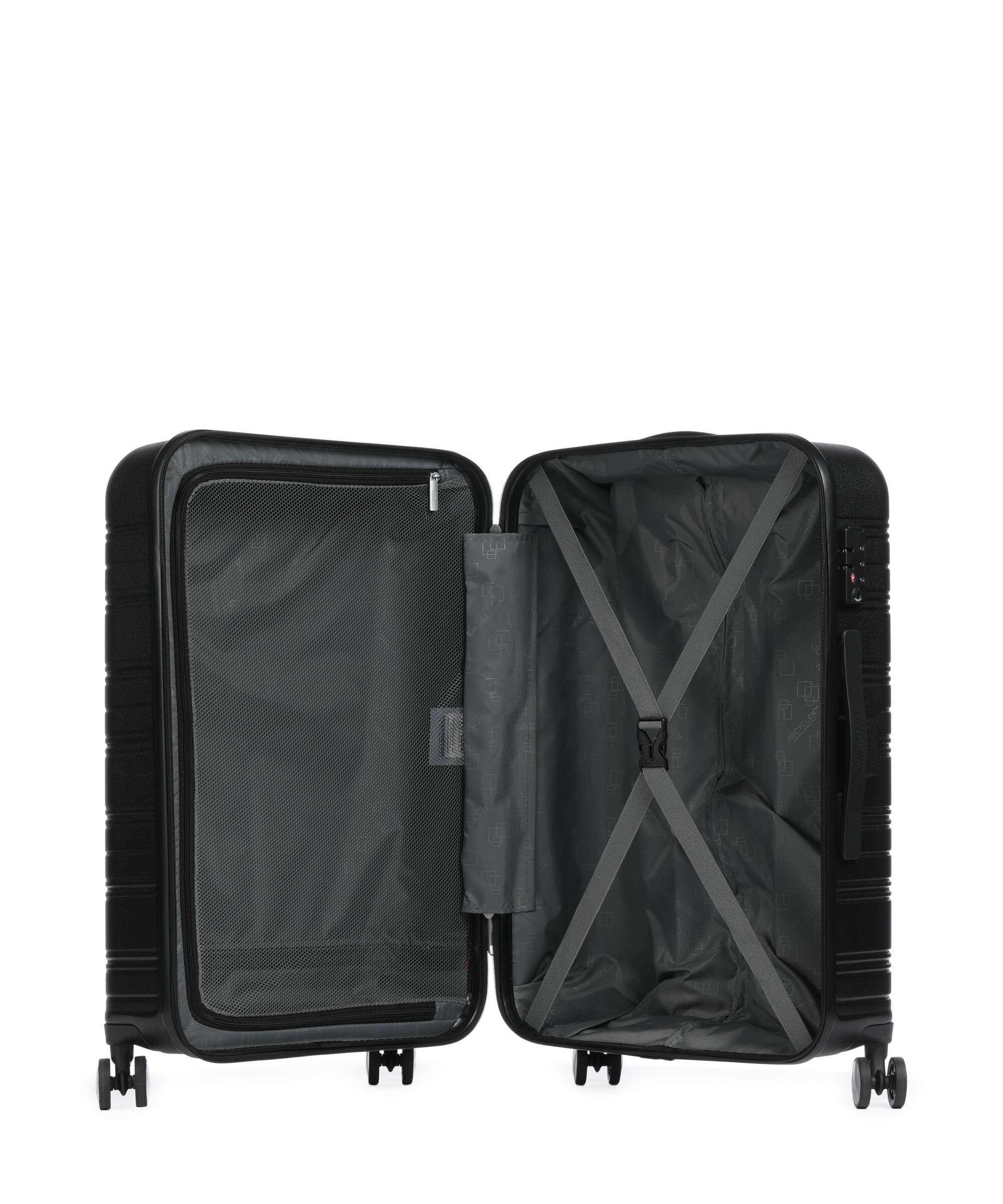 American Tourister High Turn Suitcase set (4 wheels) matte black