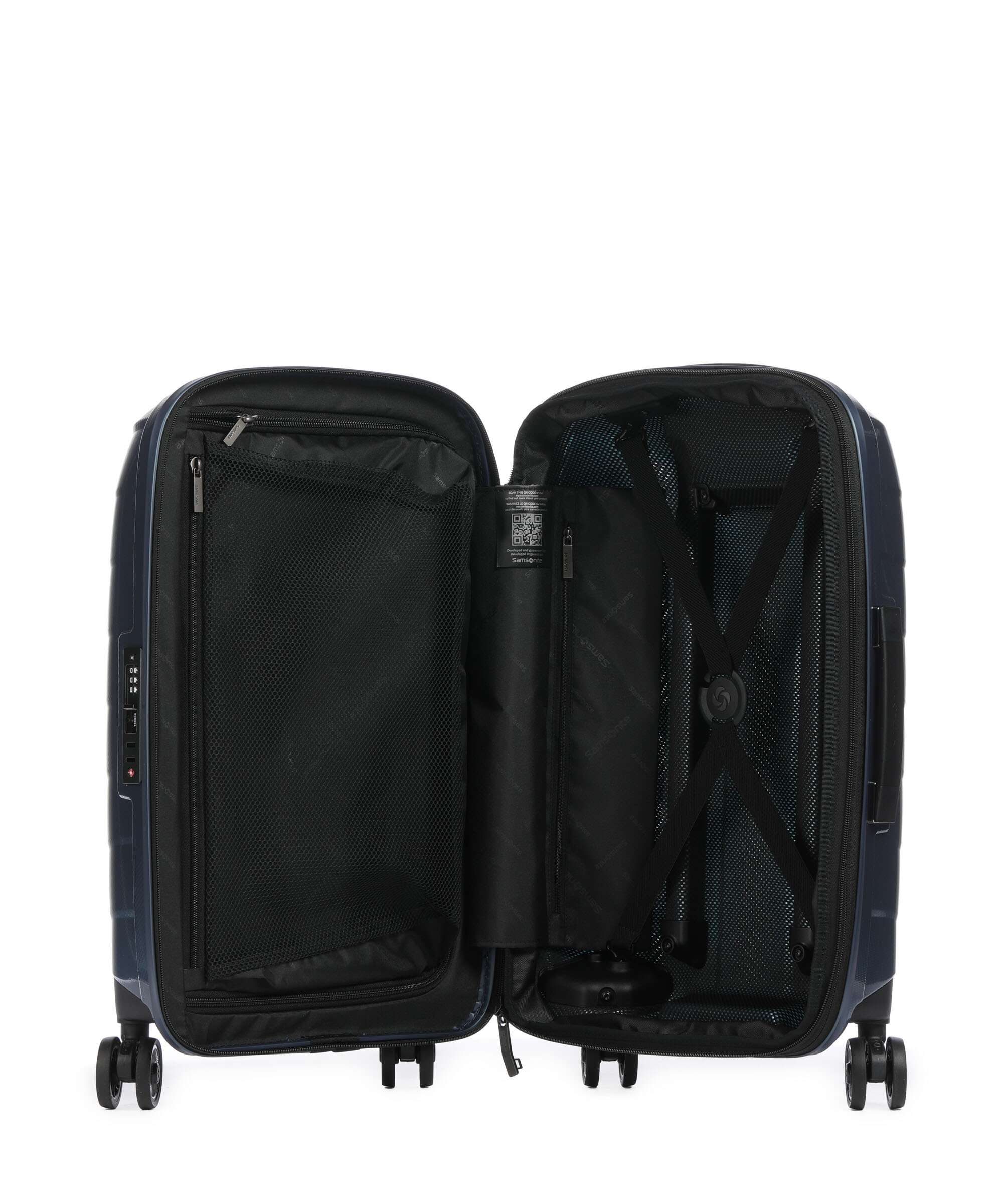 Samsonite Attrix EXP Spinner (4 wheels) steel blue