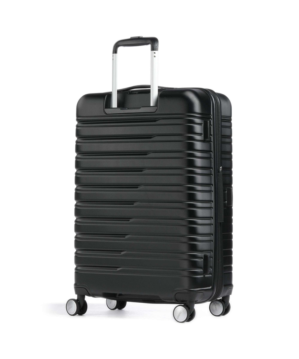 American Tourister Flashline Spinner (4 wheels) shadow black