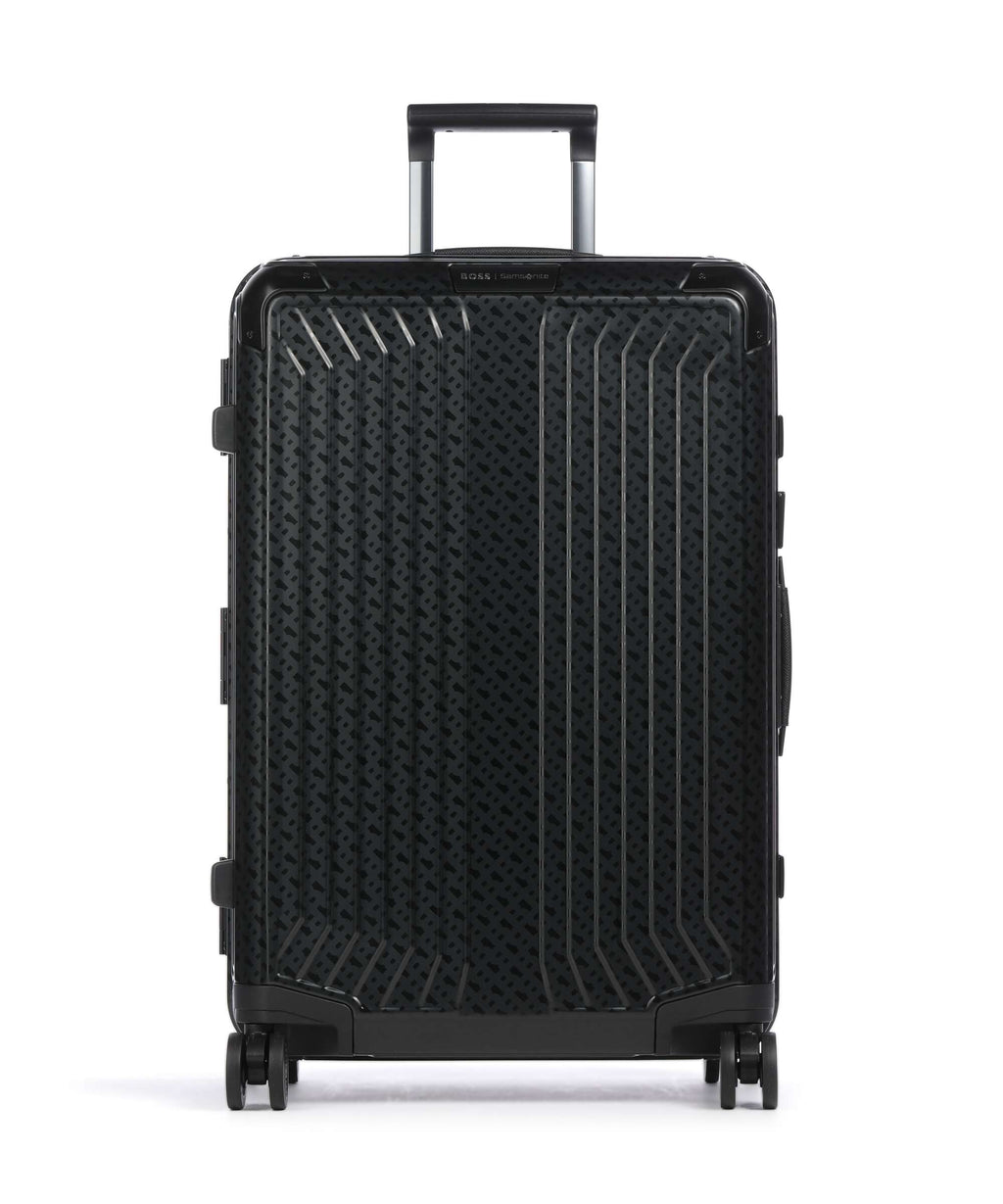 Samsonite Lite-Box Alu Boss Edition Spinner (4 wheels) graphite monogram