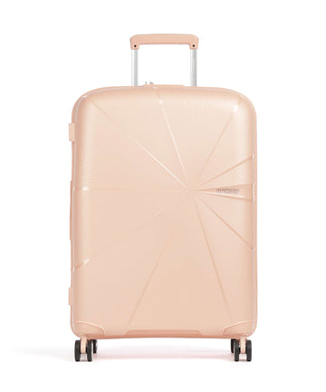 American Tourister Starvibe 4-Pyöräiset matkalaukku metallic peach