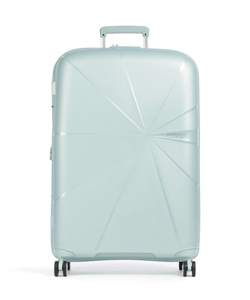 American Tourister Starvibe Spinner (4 wheels) metallic surf blue