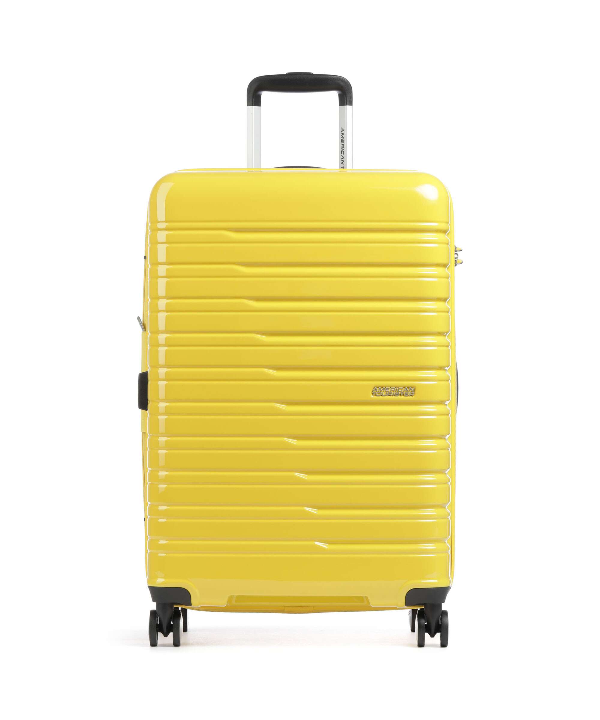American Tourister Flashline Pop Spinner (4 wheels) lemon yellow
