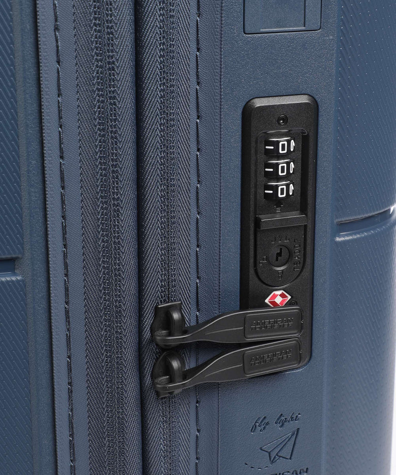 American Tourister Dashpop Spinner (4 wheels) midnight blue