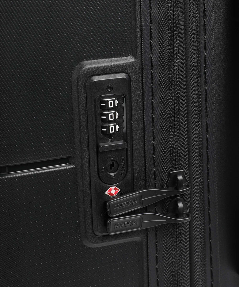 American Tourister Dashpop Spinner (4 wheels) true black