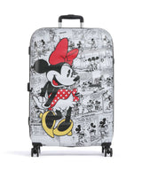 American Tourister Wavebreaker Disney 4-Pyöräiset matkalaukku minnie comics/white