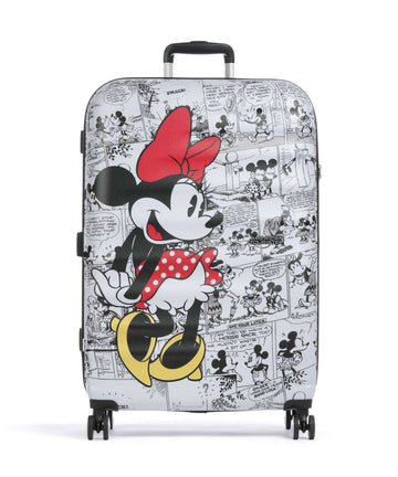 American Tourister Wavebreaker Disney 4-Pyöräiset matkalaukku minnie comics/white