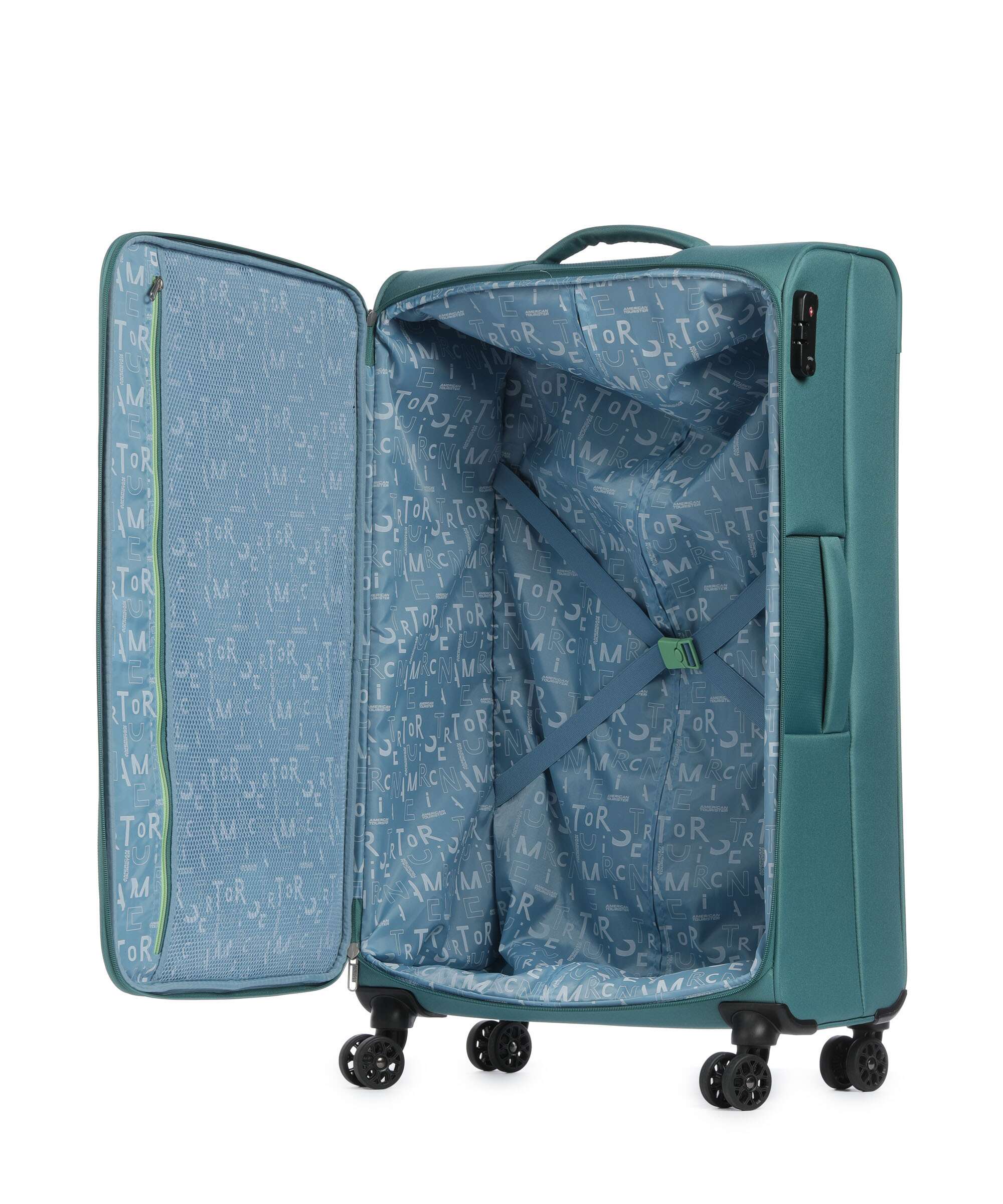 American Tourister Sea Seeker Spinner (4 wheels) bayou green