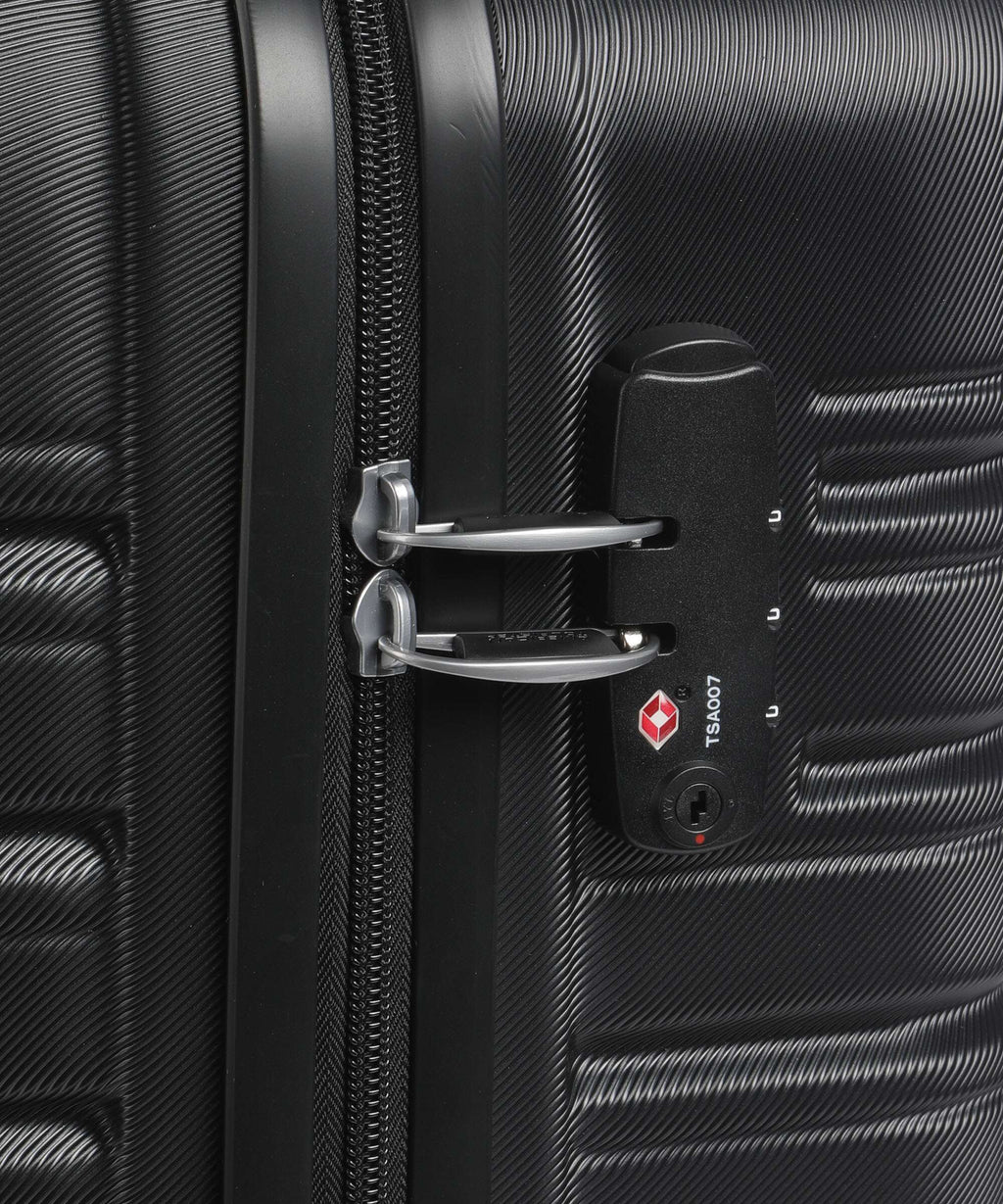 American Tourister Flashline Spinner (4 wheels) shadow black