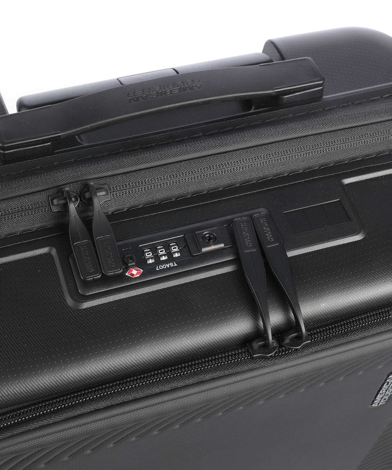 American Tourister Dashpop Spinner (4 wheels) true black