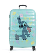 American Tourister Wavebreaker Disney 4-Pyöräiset matkalaukku stitch flower