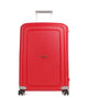 Samsonite S'Cure 4-Pyöräiset matkalaukku crimson red
