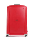 Samsonite S'Cure Spinner (4 wheels) cimson red
