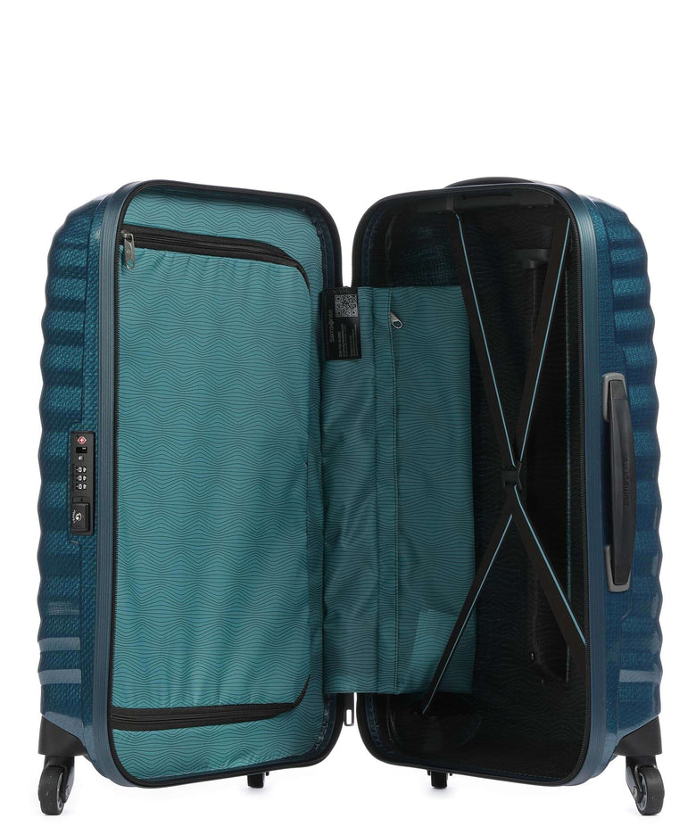 Samsonite Lite-Shock Spinner (4 wheels) petrol blue