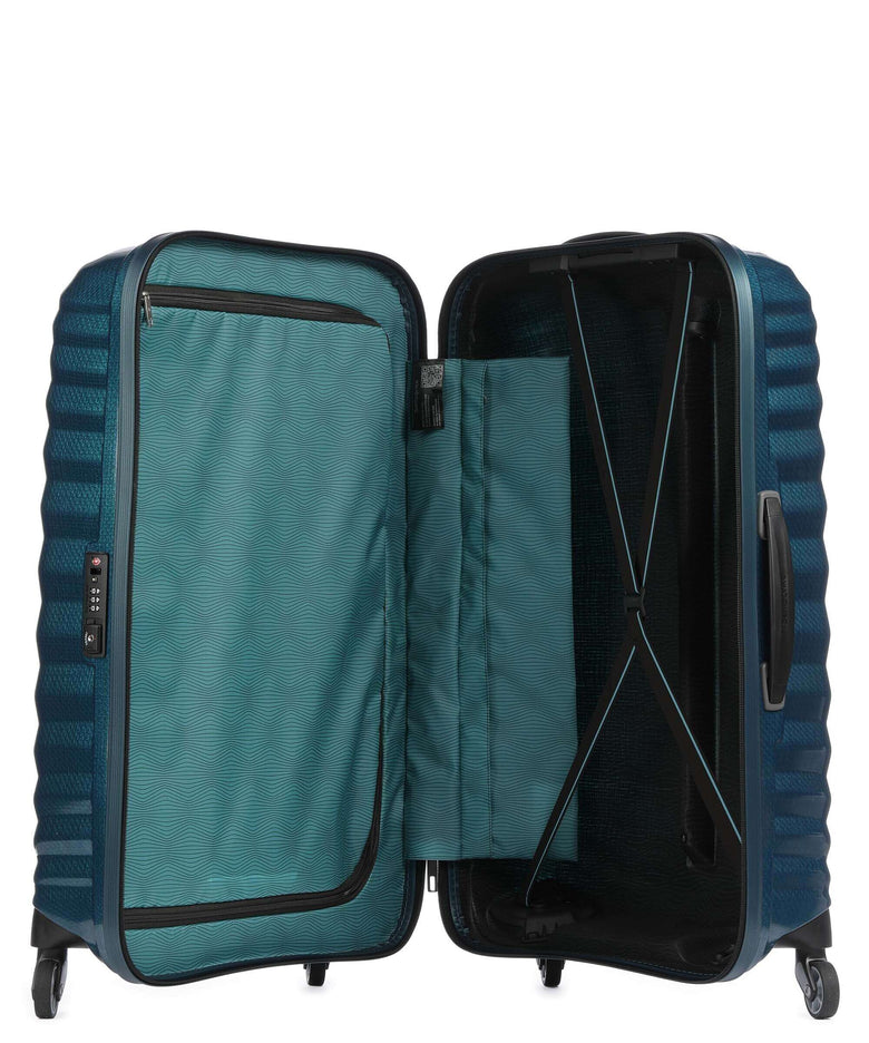 Samsonite Lite-Shock Spinner (4 wheels) petrol blue