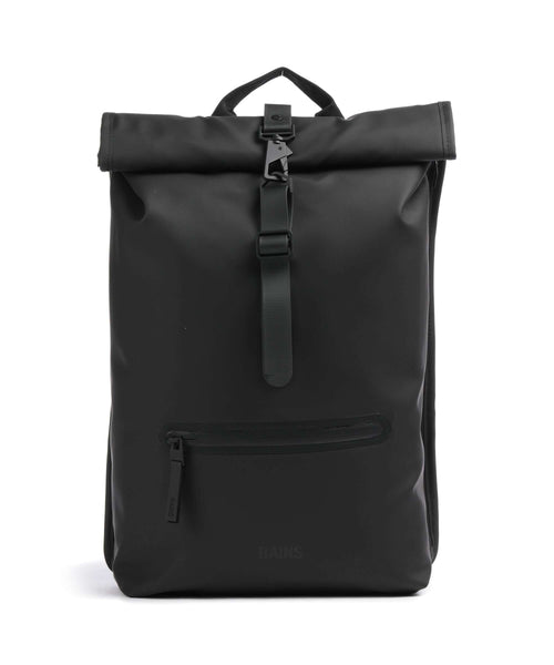 Rains Rolltop backpack black