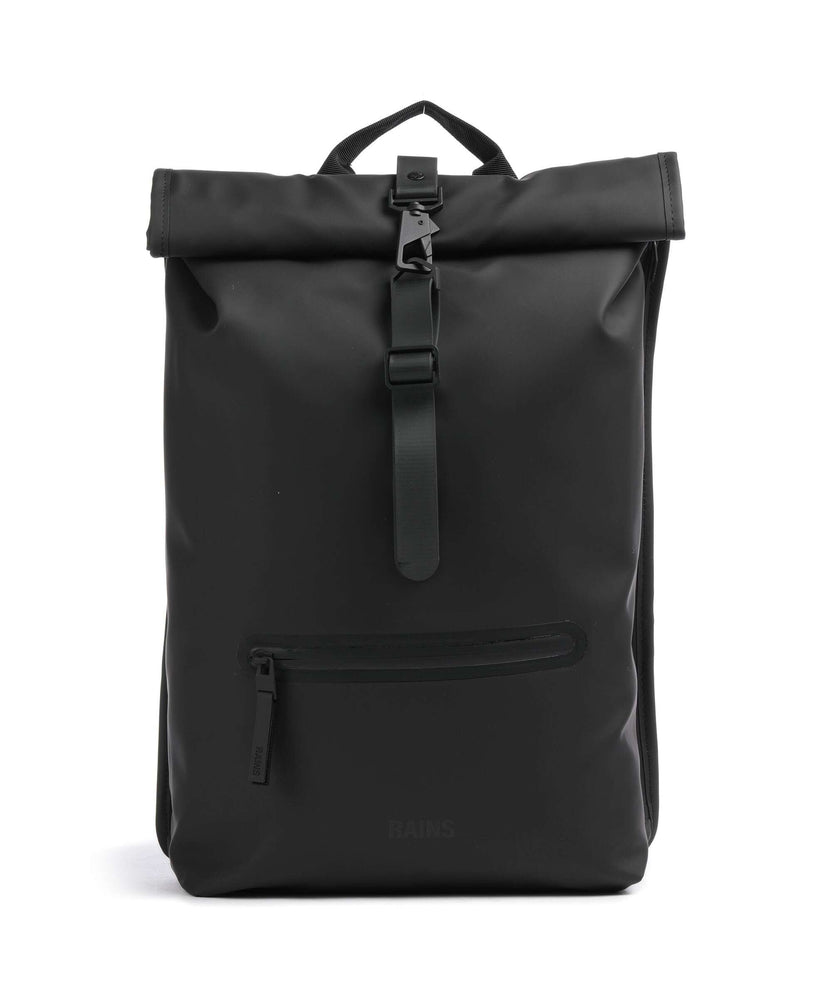 Rains Rolltop backpack black