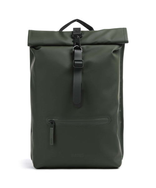 Rains Rolltop backpack green